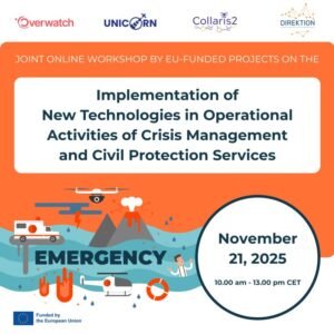 CREXDATA participates at the Emergency Management Cluster workshop