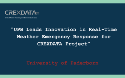 UPB Leads Innovation in Real-Time Weather Emergency Response for CREXDATA Project
