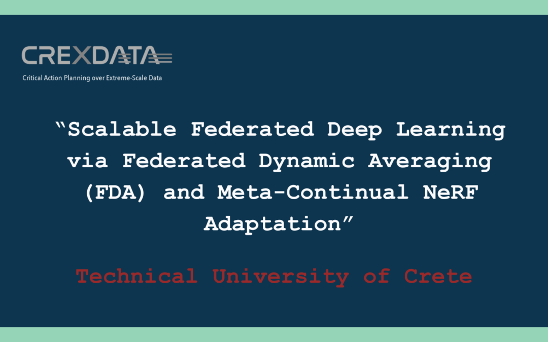 Scalable Federated Deep Learning via Federated Dynamic Averaging (FDA) and Meta-Continual NeRF Adaptation